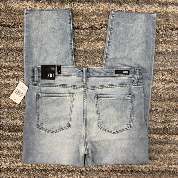 KUT From The Kloth High Rise Reese Ankle Straight Leg Jeans Sz 6 NWT | KUT Jean- - Picture 8 of 13